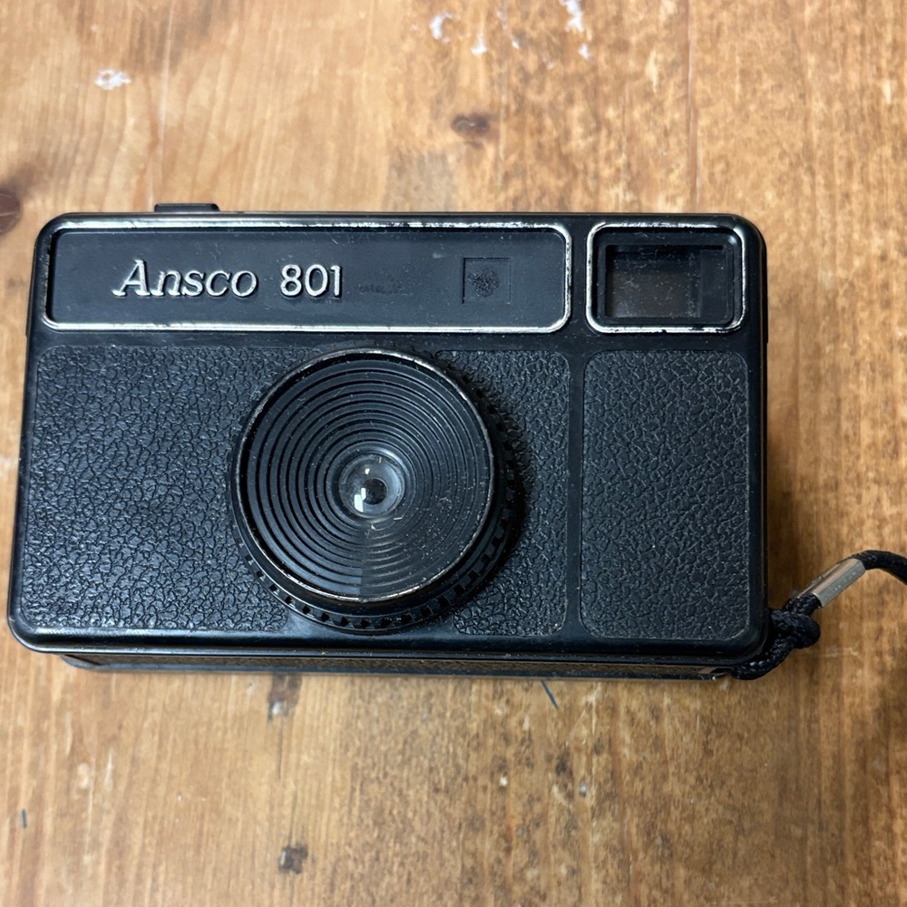 Ash Black Simulated Camera